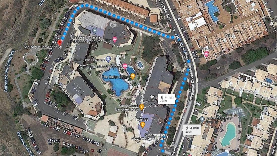 Apartamento Tipo Estudio En Apartamentos Green Park, Golf Del Sur, Tenerife サンミゲル・デ・アボナ エクステリア 写真